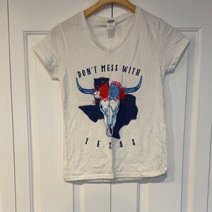 Women's White Graphic Tee